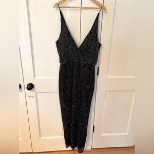 French Connection Black Studded Jumpsuit